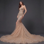 Mauve Matte Structured Evening Gown - Architectural Off-Shoulder Bodice and Voluminous Sculptural Skirt